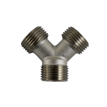 Raccord en Y avec boyau mâle 3/4″ pour installation de sécheuse avec vapeur