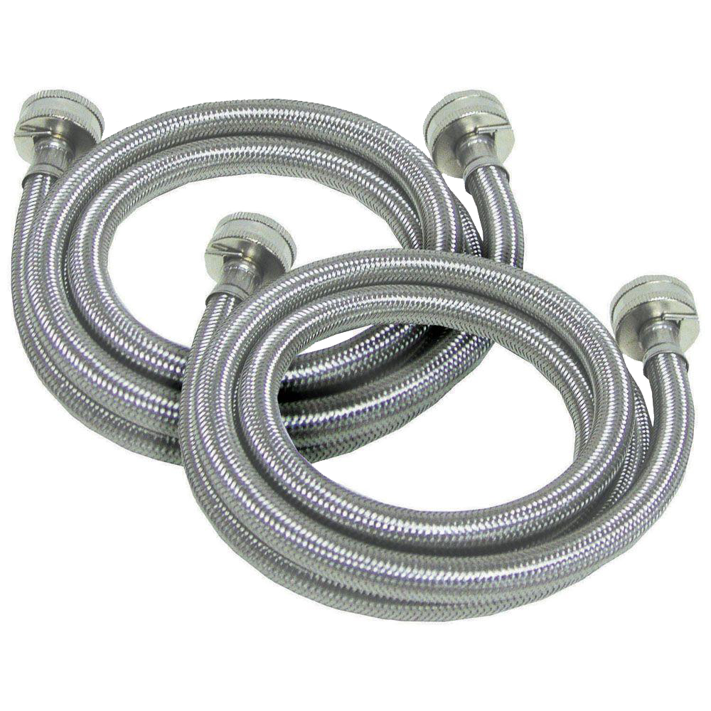 EASTMAN Boyau 4′ en acier inoxydable tressé (pqt de 2)
