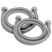 EASTMAN Boyau 4′ en acier inoxydable tressé (pqt de 2)