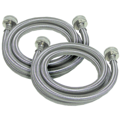 EASTMAN Boyau 4′ en acier inoxydable tressé (pqt de 2)