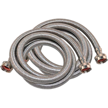EASTMAN Boyau 6′ en acier inoxydable tressé (pqt de 2)