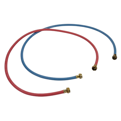 Boyau de remplissage 5' à code couleur bleu & rouge WHIRLPOOL