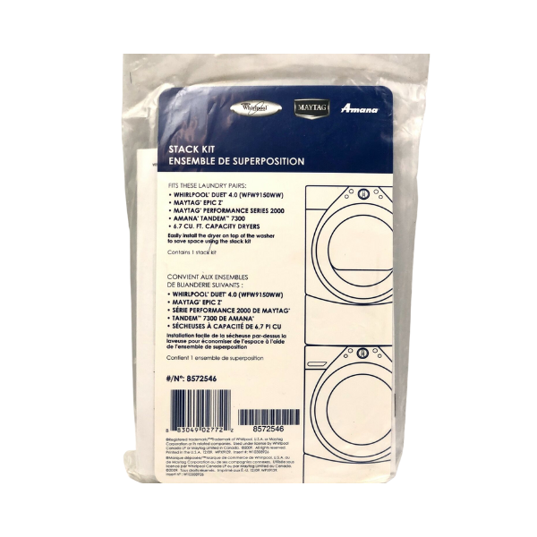 Ensemble de superposition pour laveuse/sécheuse WHIRLPOOL HE2