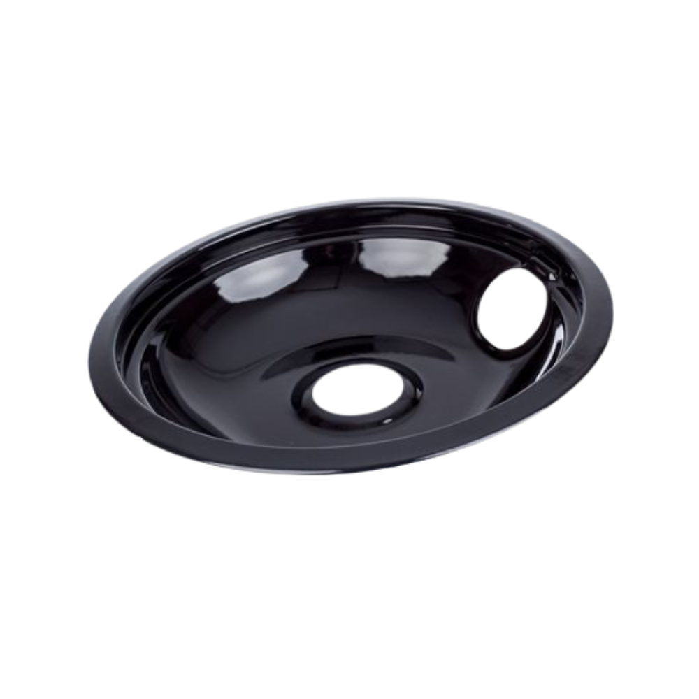 8″ Black Porcelain Drip Pan FRIGIDAIRE
