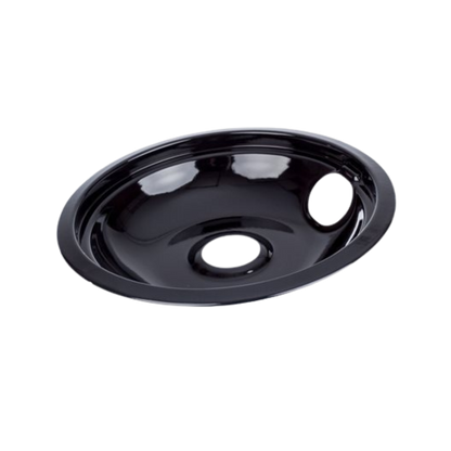 8″ Black Porcelain Drip Pan FRIGIDAIRE