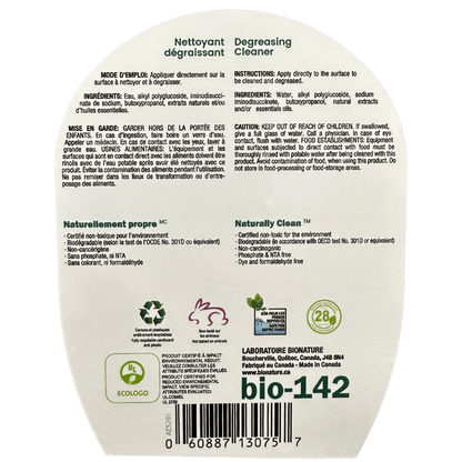 BIONATURE Nettoyant dégraissant 800ml