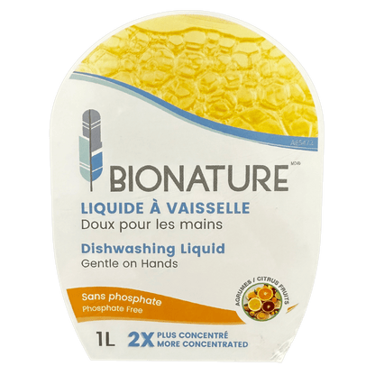 BIONATURE Liquide à vaisselle aux agrumes 1L