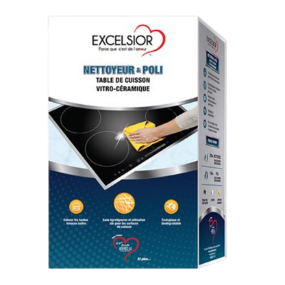 EXCELSIOR Trousse de nettoyage pour vitro-céramique