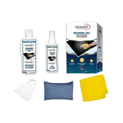 EXCELSIOR Trousse de nettoyage pour vitro-céramique