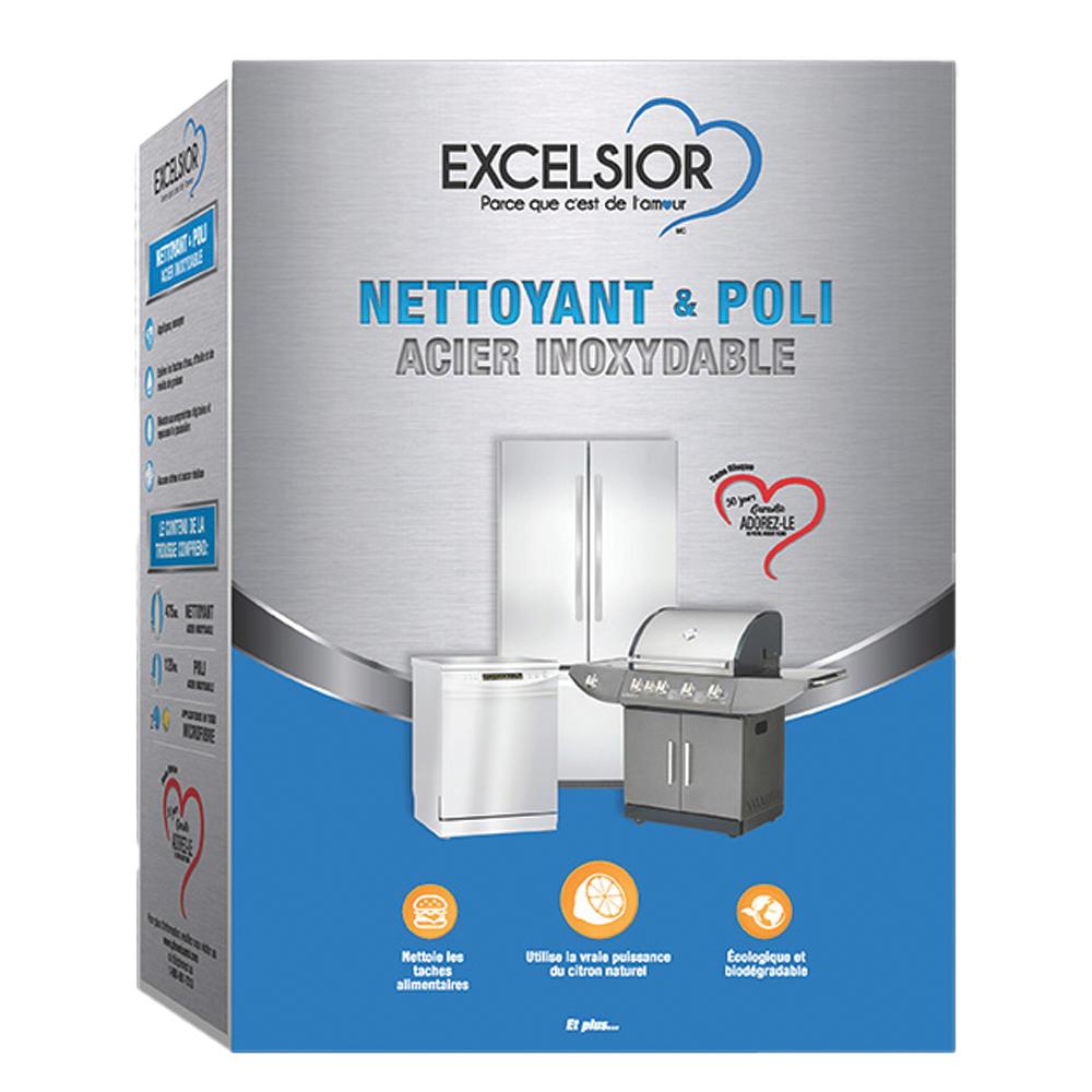 EXCELSIOR Stainless Steel Cleaning Kit