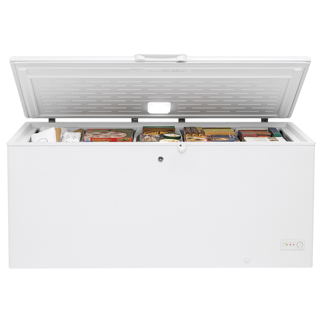 Congélateur coffre 22 pi³ GE blanc (déballé)