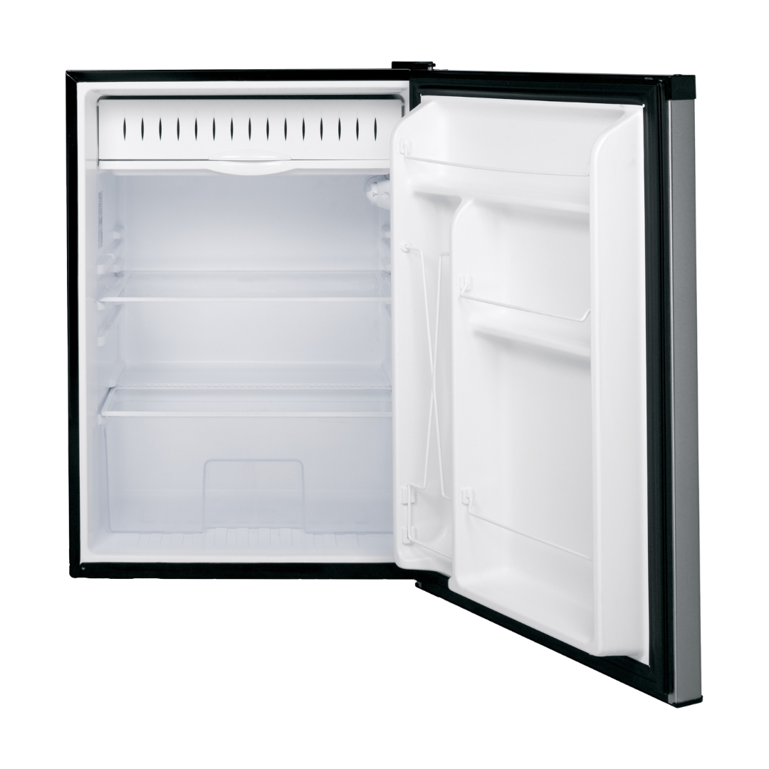 GE 5.6 cu ft Compact Refrigerator in Stainless Steel (Unboxed)