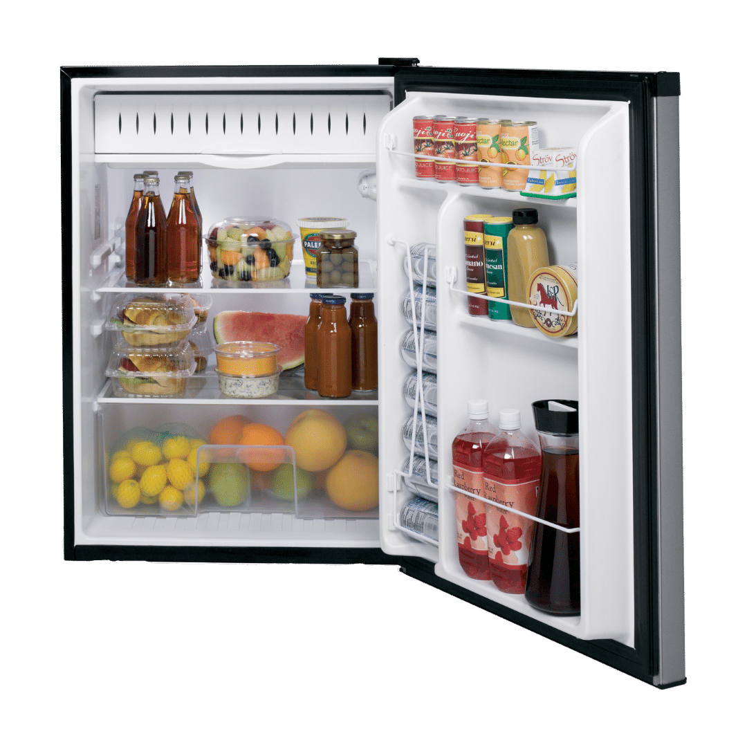 GE 5.6 cu ft Compact Refrigerator in Stainless Steel (Unboxed)
