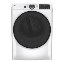 Sécheuse électrique frontale GE 7,8 pi³ 28″ de large blanche (déballée)