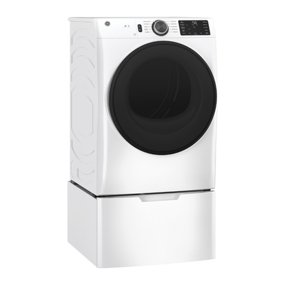 Sécheuse électrique frontale GE 7,8 pi³ 28″ de large blanche (déballée)