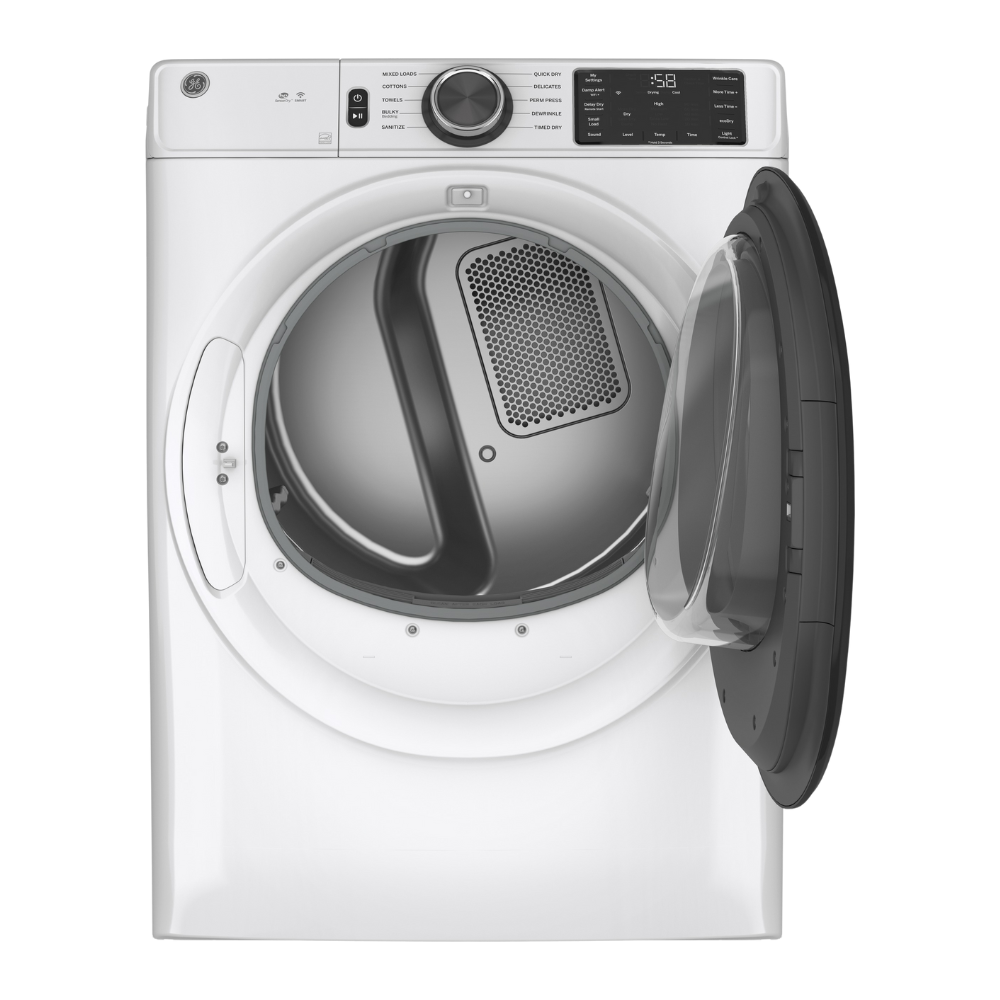 Ensemble laveuse/sécheuse frontal 28" GE blanc (déballé)