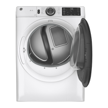 Sécheuse électrique frontale GE 7,8 pi³ 28″ de large blanche (déballée)