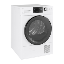 Sécheuse frontale à condensation 24″ de 4,1 pi³ GE blanche (déballée)