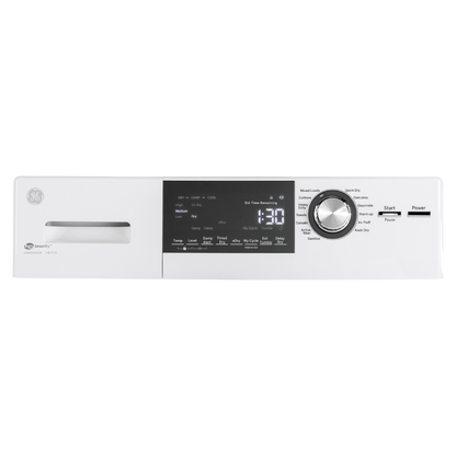 Ensemble laveuse/sécheuse à condensation frontal 24″ GE (déballé)
