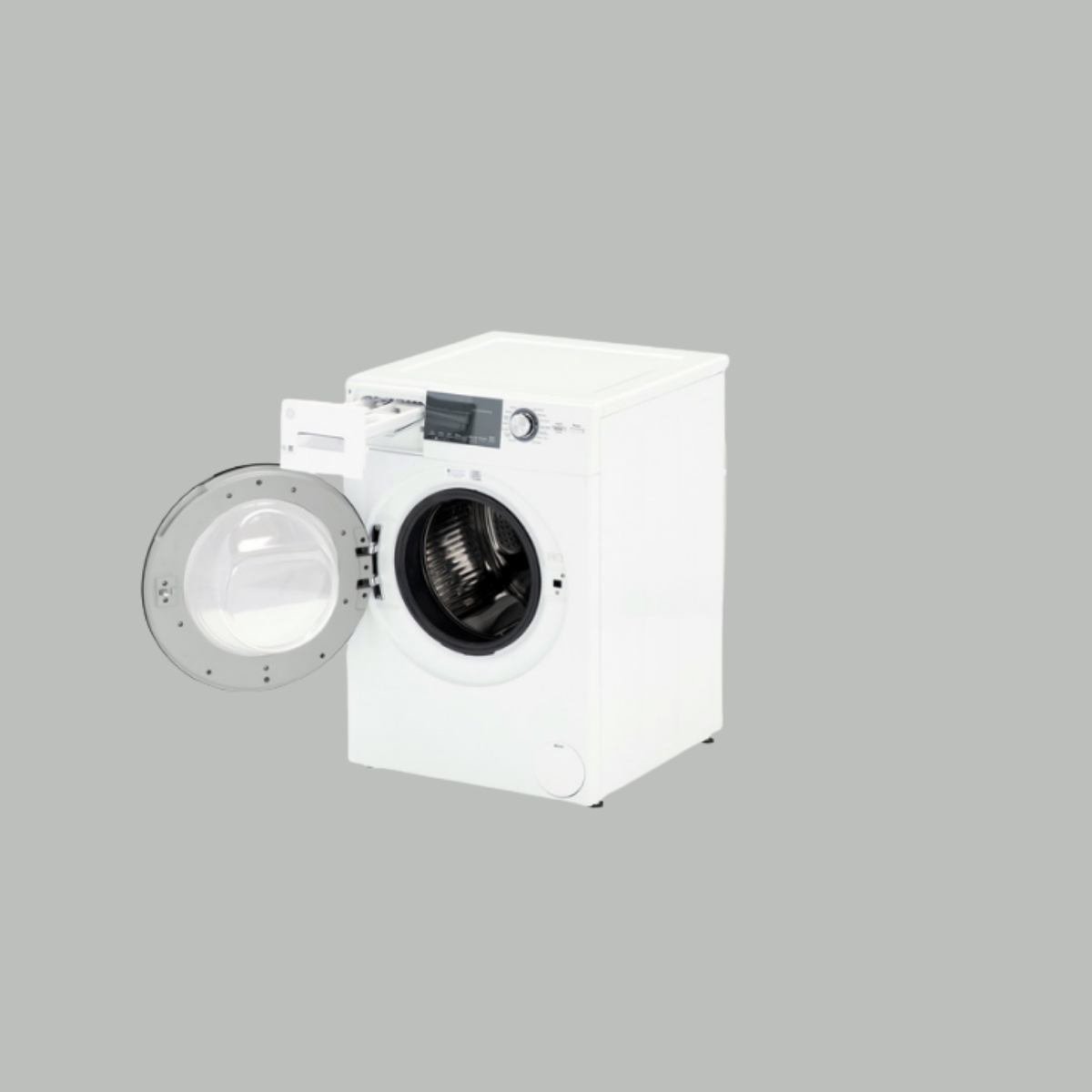 Ensemble laveuse/sécheuse frontal 24″ GE (déballé)