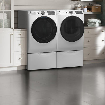 Ensemble laveuse/sécheuse frontal 28" GE blanc (déballé)