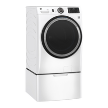 Laveuse frontale 28″ de 5,5 pi³ GE blanche (déballée)