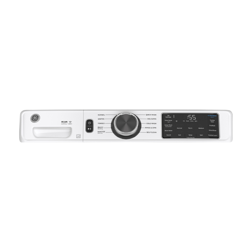 Ensemble laveuse/sécheuse frontal 28" GE blanc (déballé)