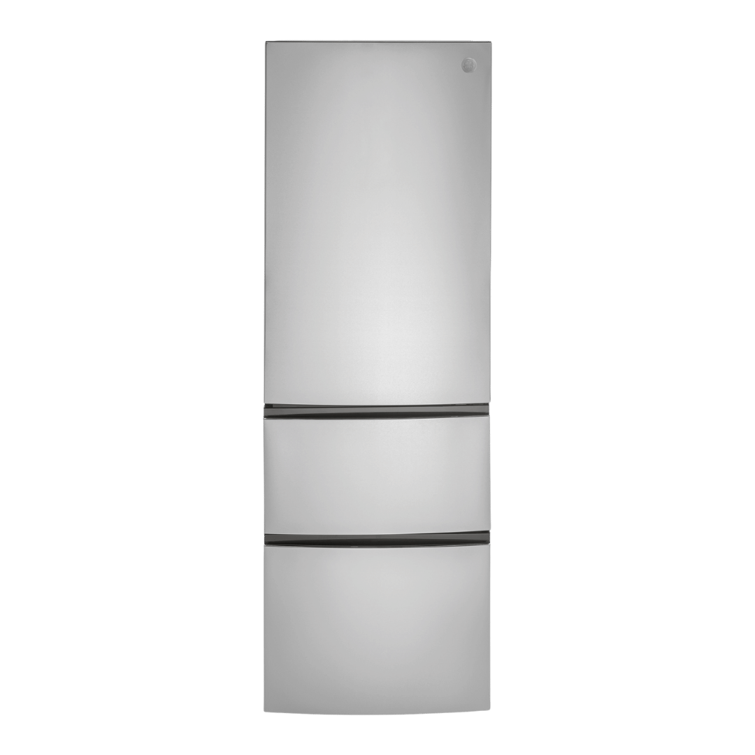 Réfrigérateur à congélateur inférieur 12 pi³ GE inox (déballé)