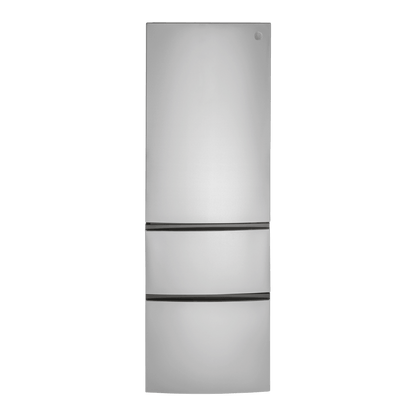 Réfrigérateur à congélateur inférieur 12 pi³ GE inox (déballé)
