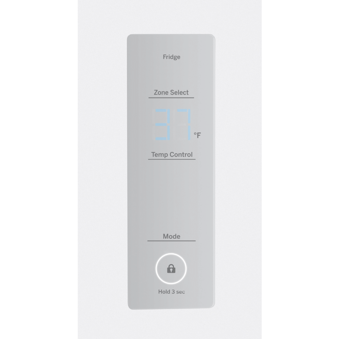 Réfrigérateur à congélateur inférieur 12 pi³ GE inox (déballé)