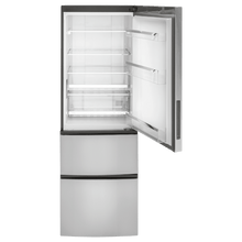 Réfrigérateur à congélateur inférieur 12 pi³ GE inox (déballé)