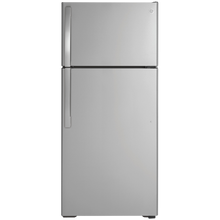 Réfrigérateur 28 po de large 16,6 pi³ GE acier inoxydable (déballé)