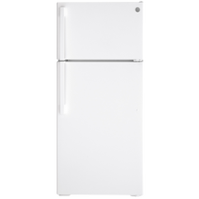 Réfrigérateur 28 po de large 16,6 pi³ GE blanc (déballé)