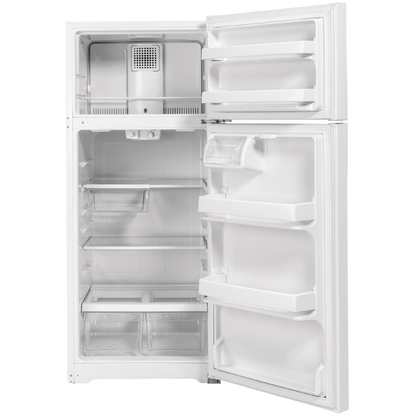 GE 28" Wide 16.6 cu. ft. White Refrigerator (Unboxed)