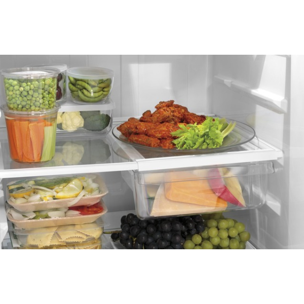 GE 28" Wide 16.6 cu. ft. White Refrigerator (Unboxed)