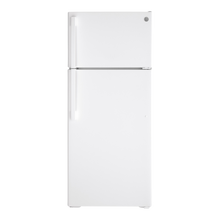 Réfrigérateur 28 po de large 17,5 pi³ GE blanc (déballé)