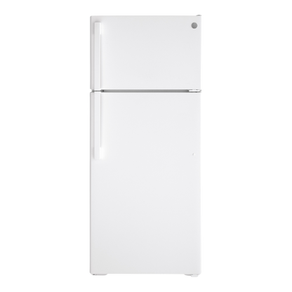 GE 28" Wide 17.5 cu ft Refrigerator White (Open Box)