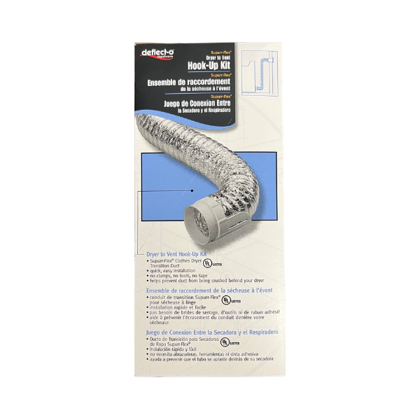 DEFLECTO Dryer Vent Hook Up Kit