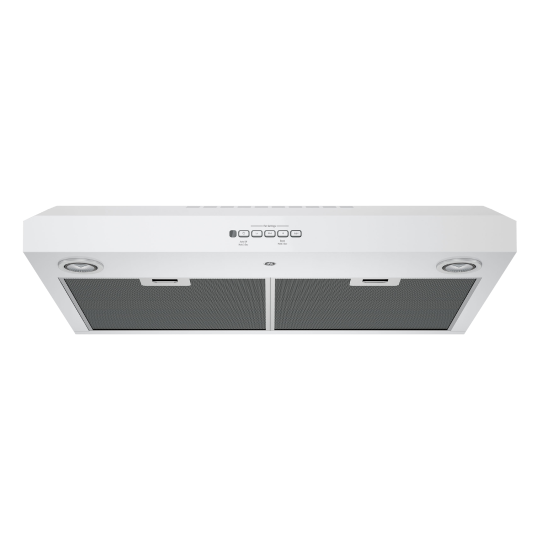 GE 30″ 310 CFM White Under-Cabinet Range Hood (Unboxed)