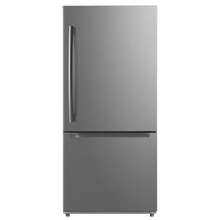 Réfrigérateur MOFFAT de 19 pi³ à congélateur inférieur tiroir acier inoxydable (déballé)