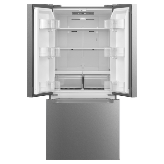 Réfrigérateur MOFFAT de 18 pi³ à portes françaises acier inoxydable (déballé)