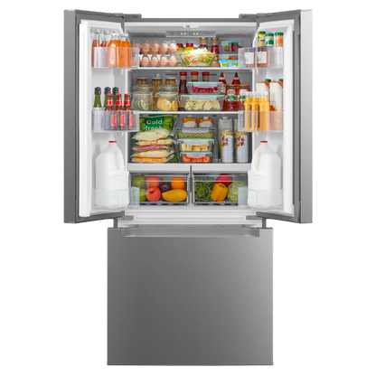 MOFFAT 18 cu. ft. French Door Refrigerator Stainless Steel (Unboxed)
