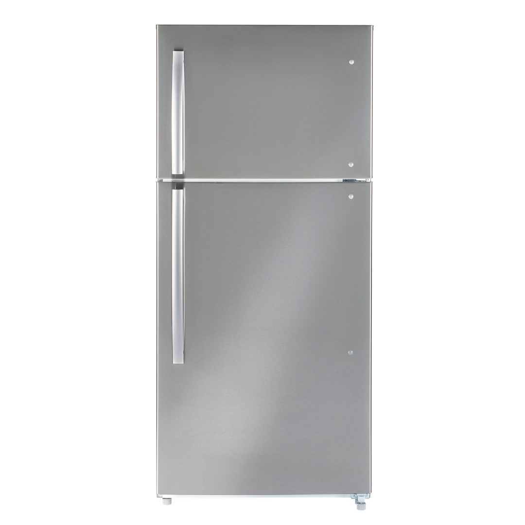 MOFFAT 18 cu. ft. Top Freezer Refrigerator Stainless Steel (Unboxed)