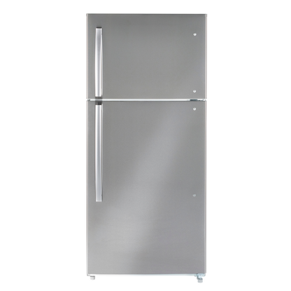 MOFFAT 18 cu. ft. Top Freezer Refrigerator Stainless Steel (Unboxed)