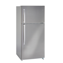 Réfrigérateur MOFFAT de 18 pi³ à congélateur supérieur acier inoxydable (déballé)