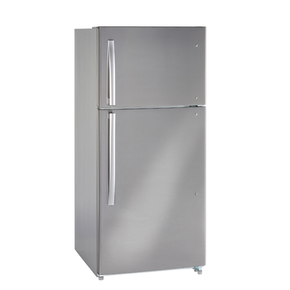 MOFFAT 18 cu. ft. Top Freezer Refrigerator Stainless Steel (Unboxed)
