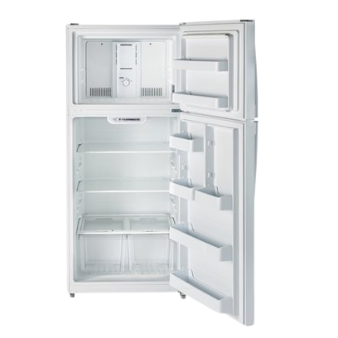 MOFFAT 18 cu. ft. Top-Freezer Refrigerator in White (Uncrated)