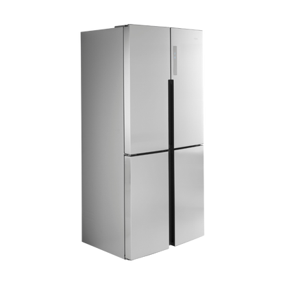 HAIER 33" W 16.4 cu. ft. French 4-Door Refrigerator Stainless Steel (Open Box)