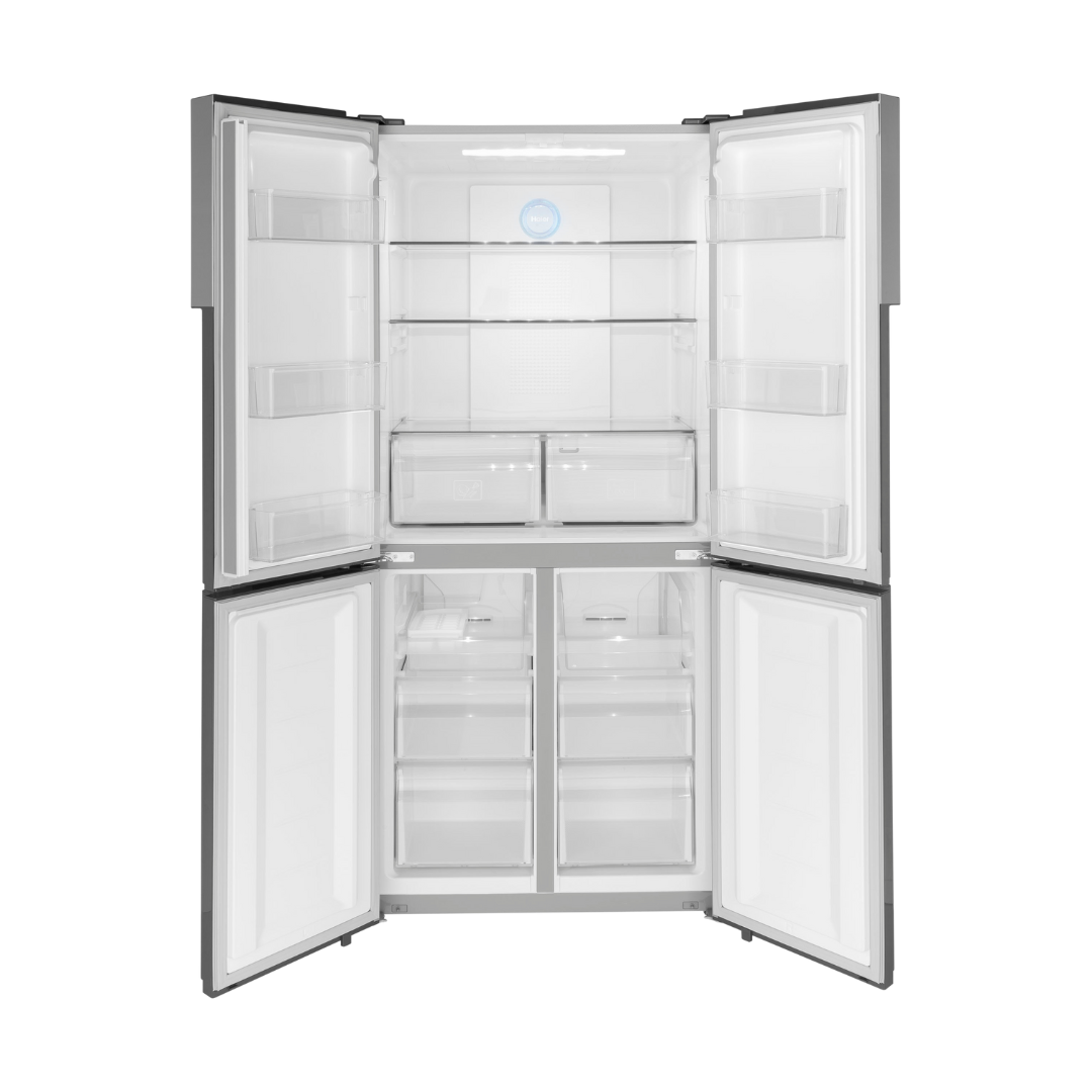 HAIER 33" W 16.4 cu. ft. French 4-Door Refrigerator Stainless Steel (Open Box)