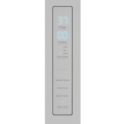 HAIER 28-inch Wide 14.5 cu. ft. Counter-Depth French Door Refrigerator (Unboxed)
